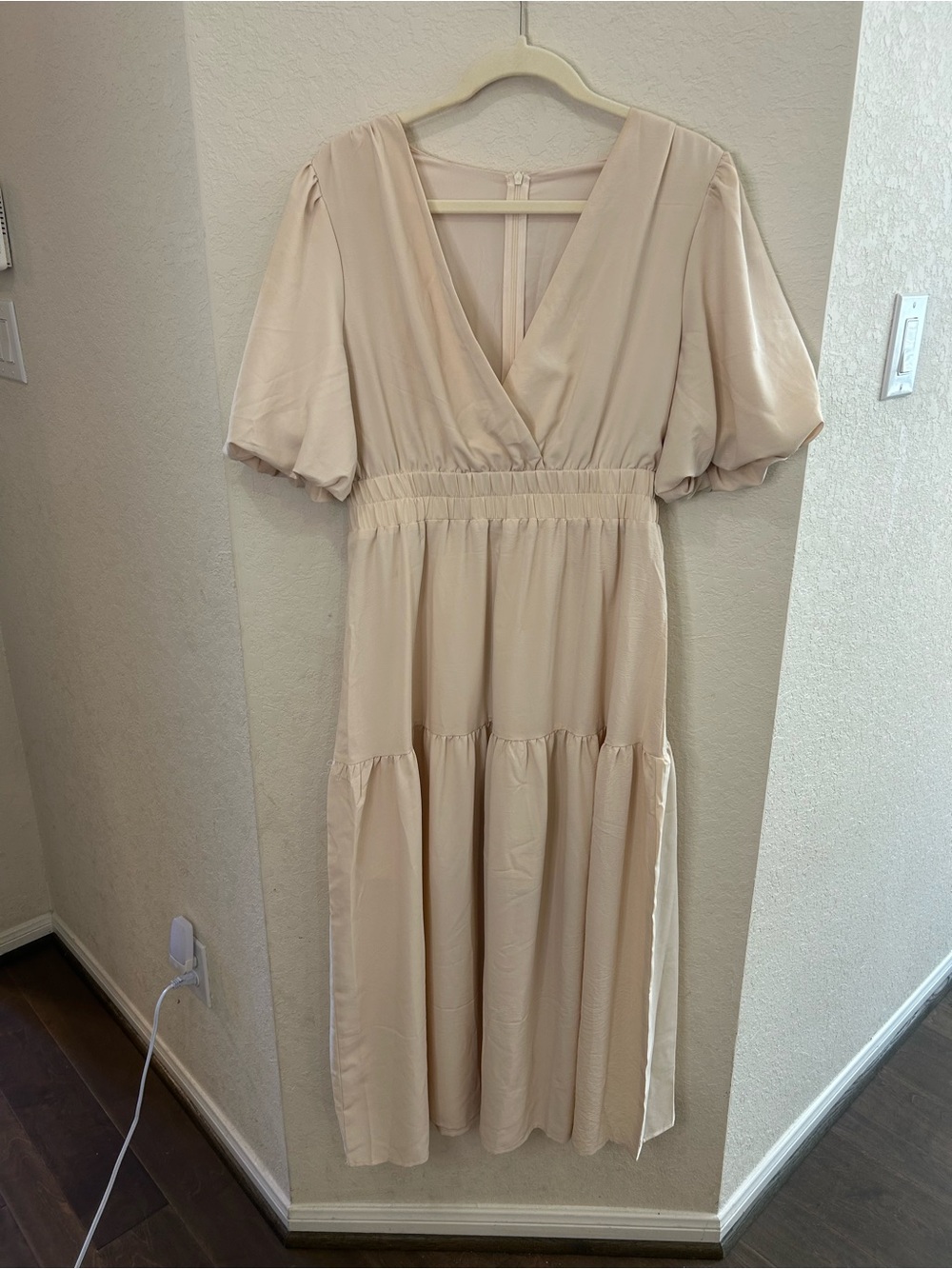 Cream Maxi Dress